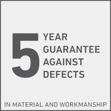 NK 5 year guarantee